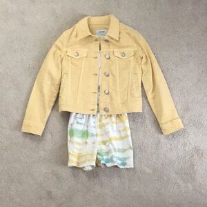 OLD NAVY Jean jacket and romper set